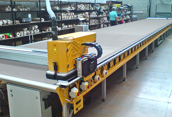Laser Vacuum Table with fume extraction